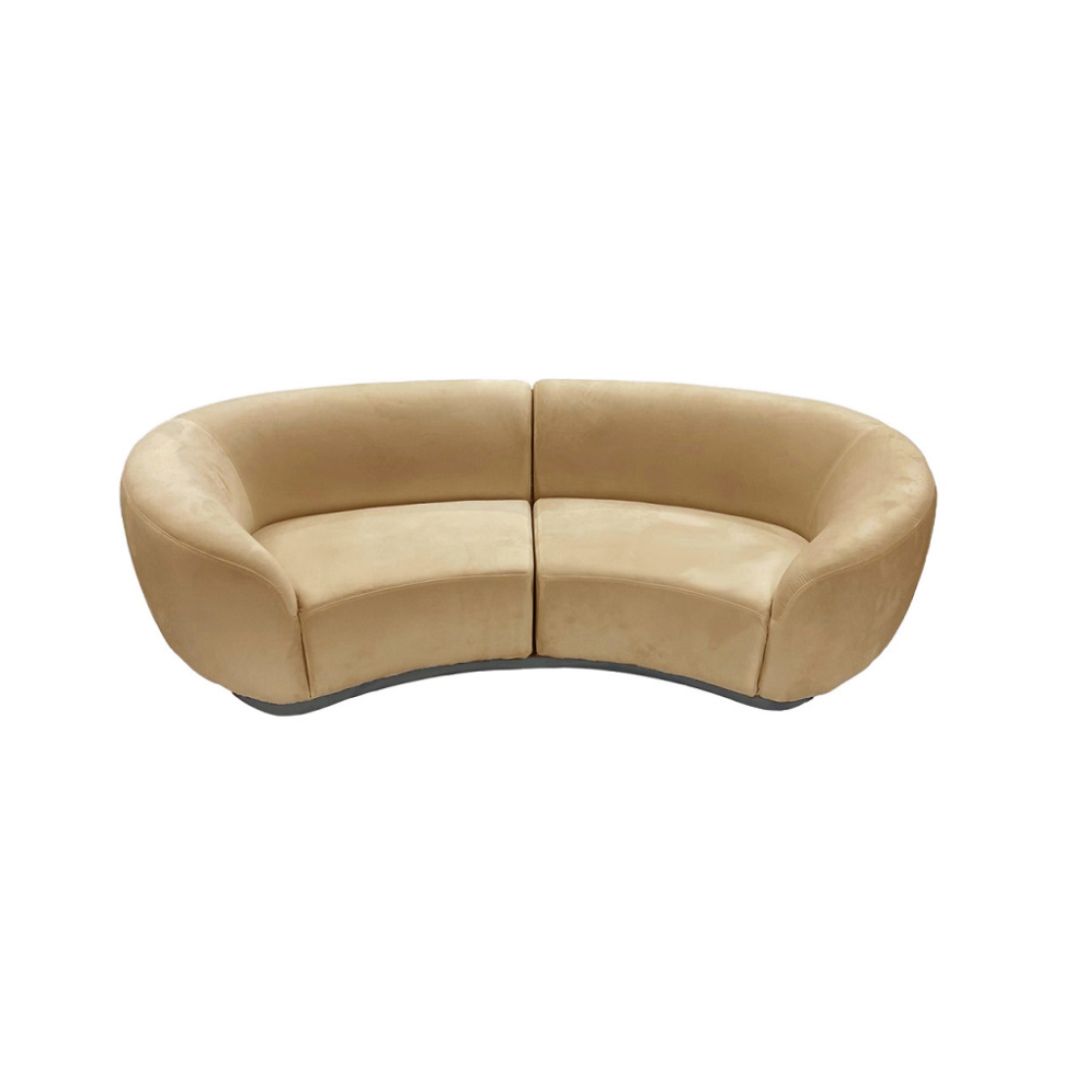 New Furniture : Butter Velvet Loveseat | Après Event Décor and Tent Rental