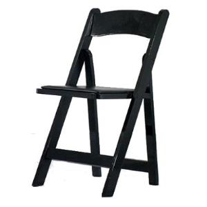black-padded-folding-chair