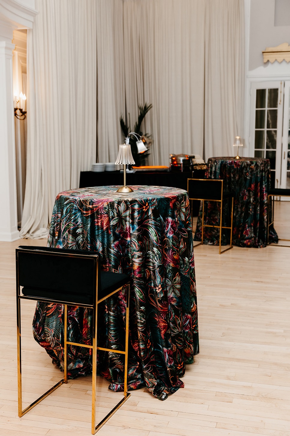 Seating : Black Velvet Paramount Bar Stool | Après Event Décor and Tent ...