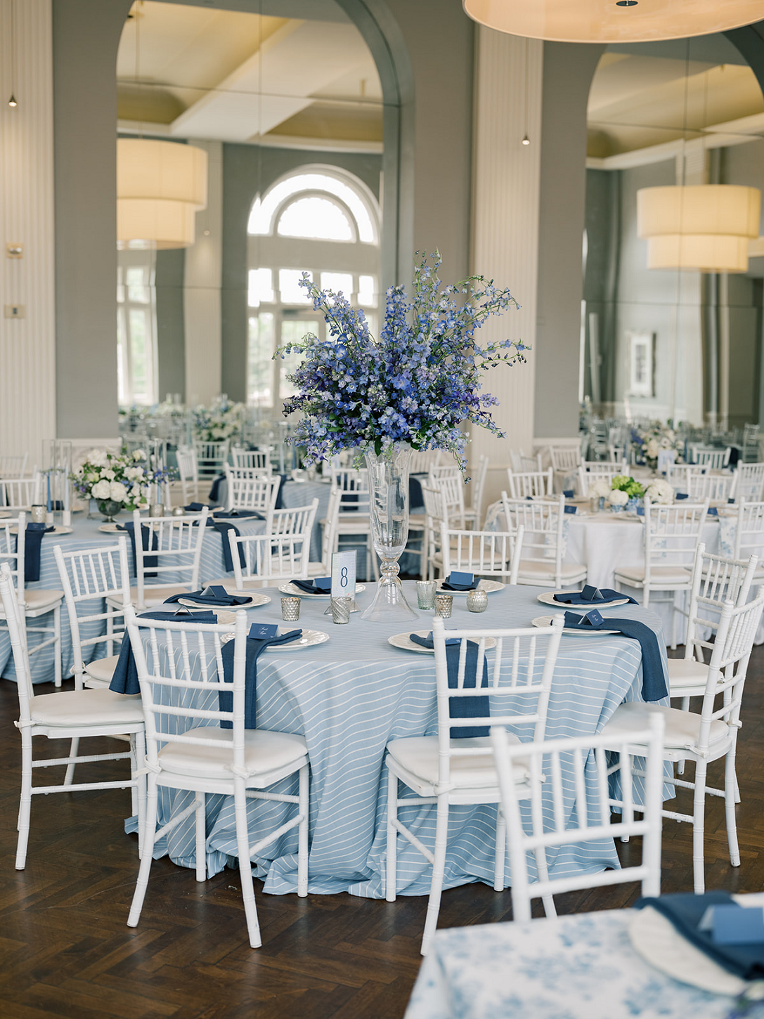 LINEN : Blue Rhett | Après Event Décor and Tent Rental