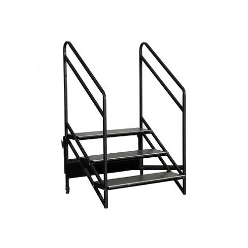 Staging : STEPS, 3 STEP WITH RAILING (24