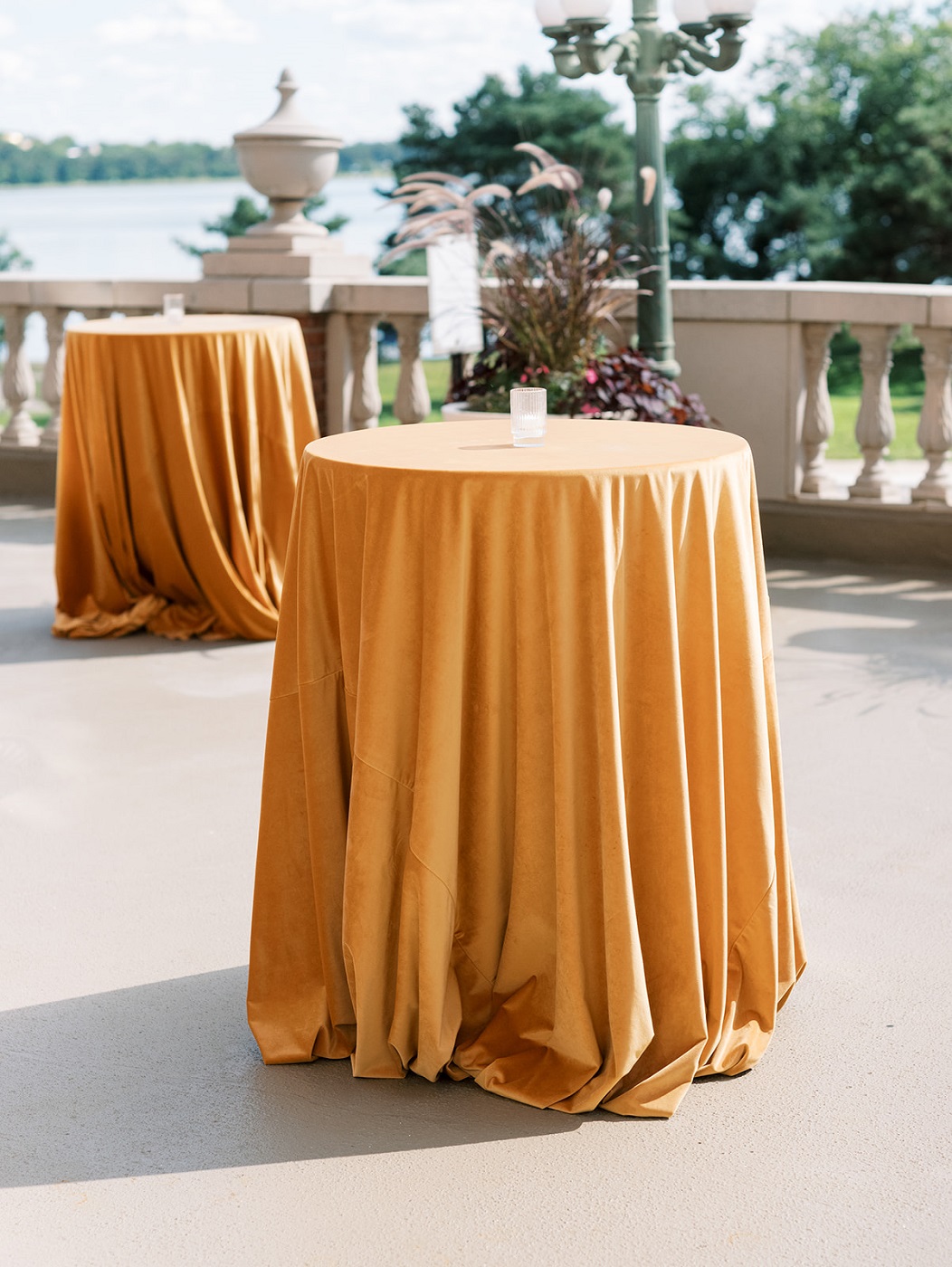 LINEN : Turmeric Velvet | Après Event Décor and Tent Rental