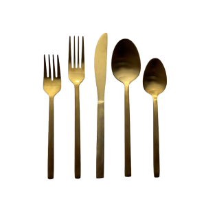 Matte Black Flatware - Elite Tent & Party Rental