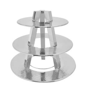 tray-3-tier-silver-hammered-20-tall-23-rd